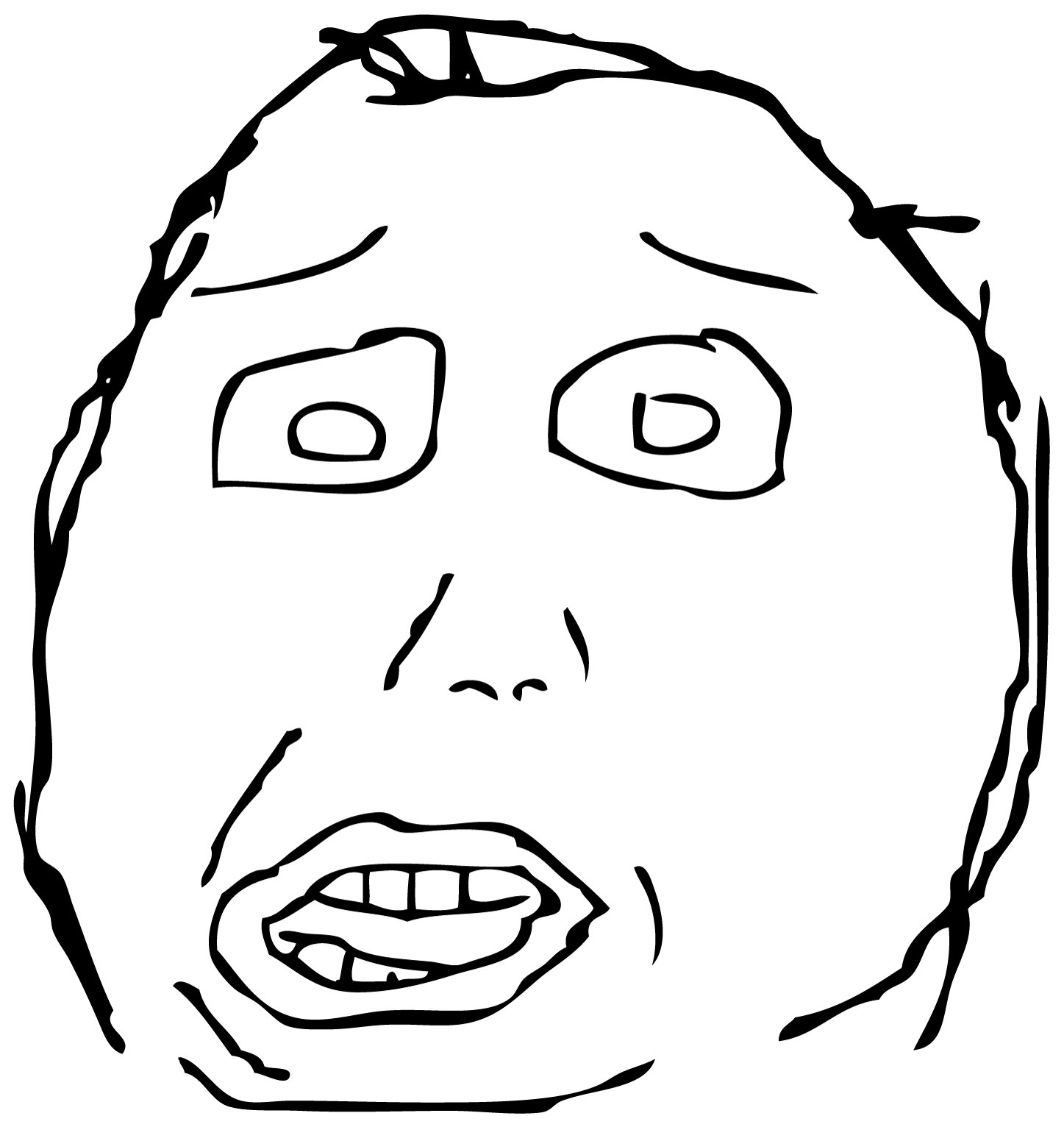 Harp Darp / Herp Derp Rage comic reaction