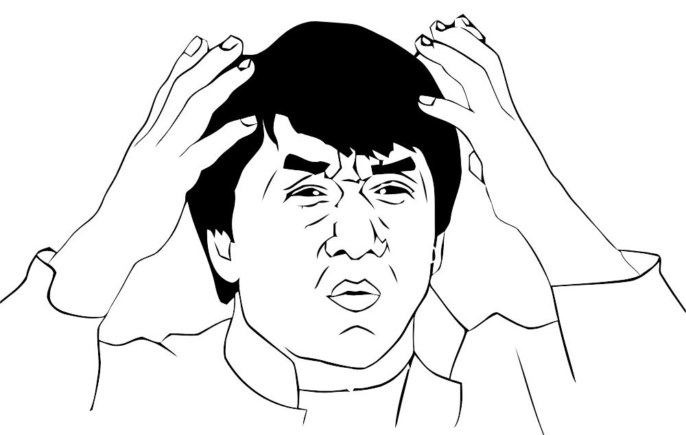 Jackie Chan / My Brain Is Full of Fuck Rage comic reaction