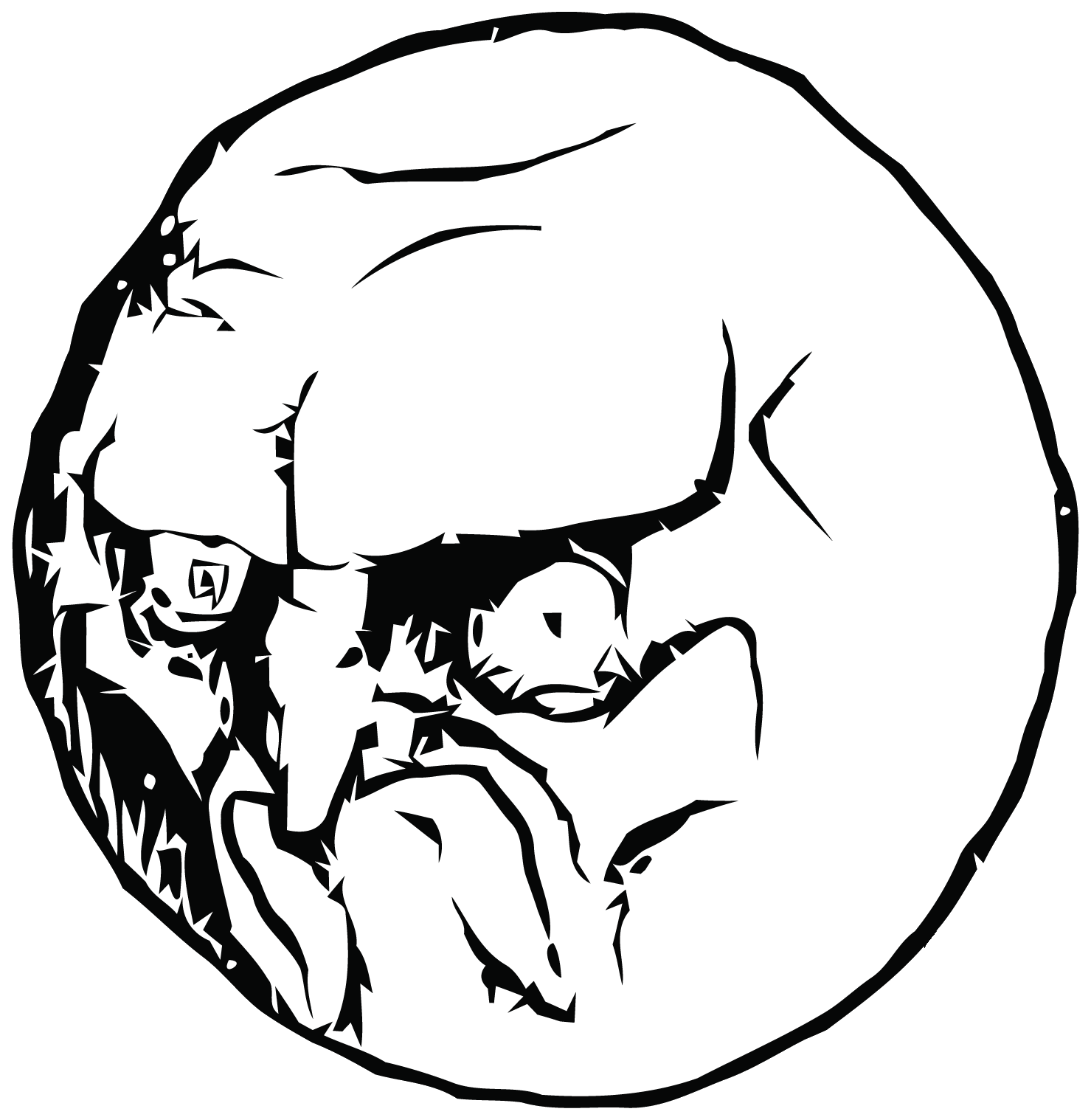 No. Face Rage comic reaction