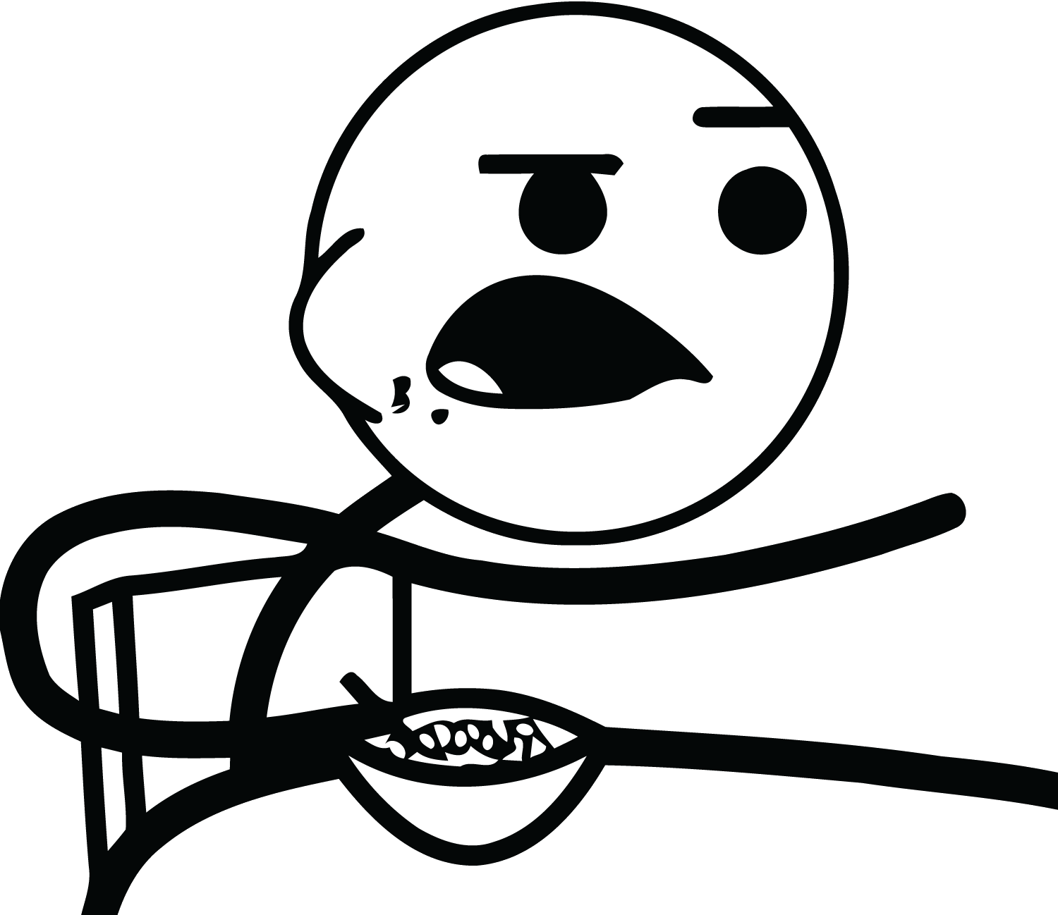 Cereal Guy Rage comic reaction