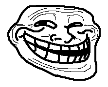 Trollface Rage comic reaction